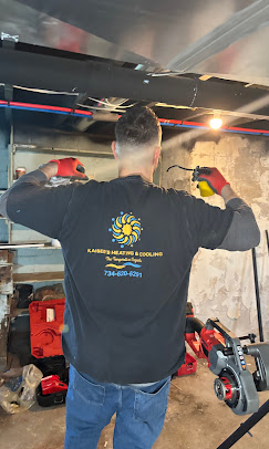 Branded technician drilling