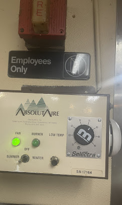 Commercial makeup air controls