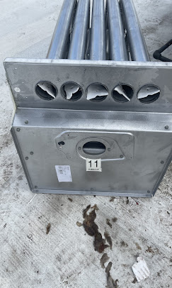 Cracked heat exchanger