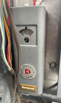 Furnace honeywell reset switch