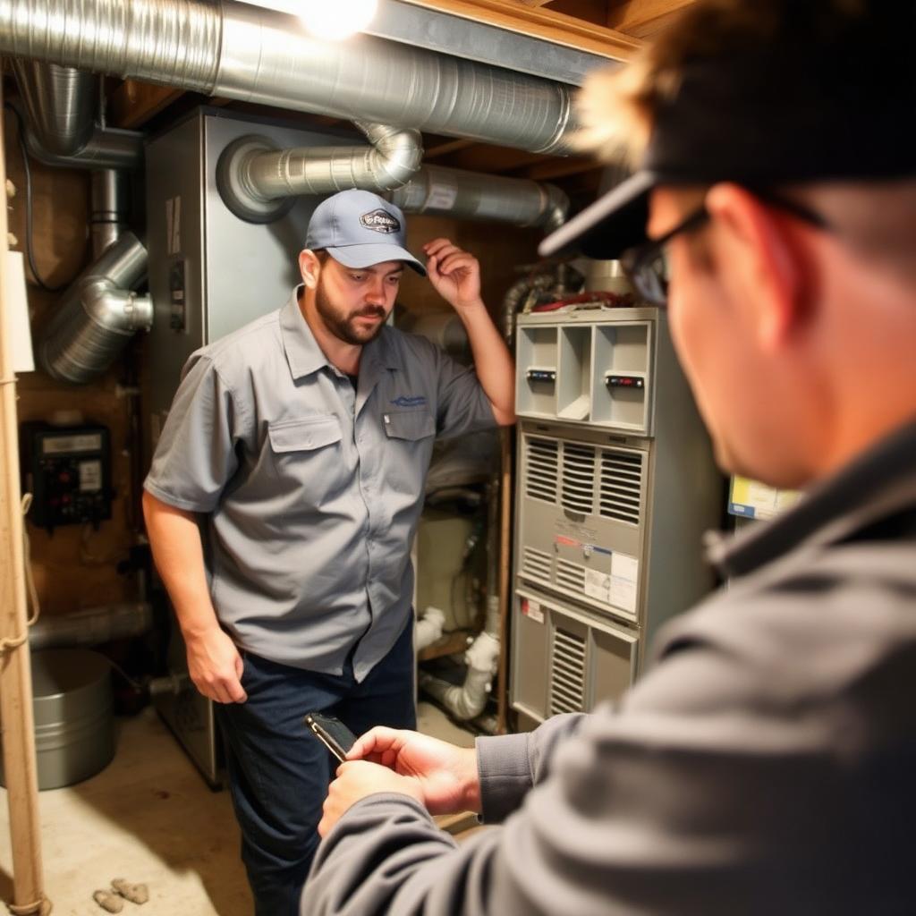 Heat exchanger replacement restoring safe furnace operation