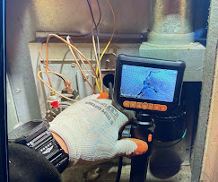 Heat exchanger scope inspection