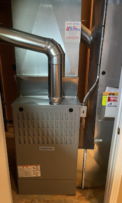 High efficiency furnace install