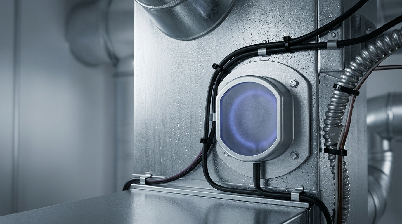 In-duct indoor air quality equipment with UV purification system