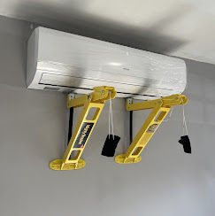 Mini split bracket install