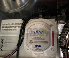 Uv air purifier induct